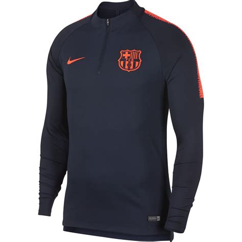 nike barcelona sqd dril sr voetbal sweater marine|FC Barcelona Strike Third Men's Nike Dri.